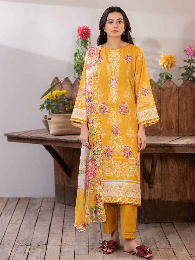 3-Pieces Digital Printed Lawn Suit Unstitched