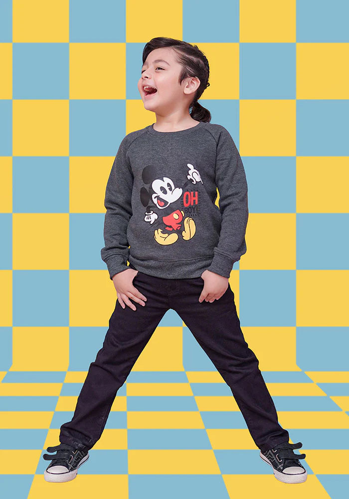 Fleece Printed Sweatshirt
